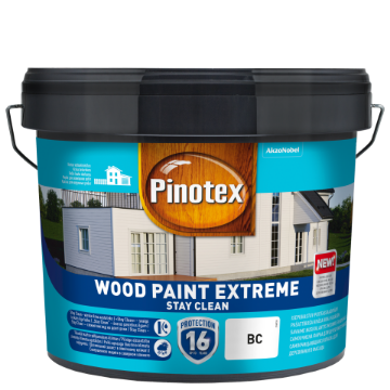 Kuva Puitfassaadivärv Pinotex Wood Paint Extreme värvitu BC 2,35l andmed Puitfassaadivärv Pinotex Wood Paint Extreme värvitu BC 2,35l pilt