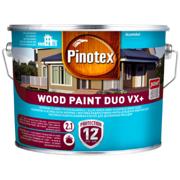 Kuva Puitfassaadivärv Pinotex Wood Paint Duo VX+ värvitu BC 2,35l andmed Puitfassaadivärv Pinotex Wood Paint Duo VX+ värvitu BC 2,35l pilt