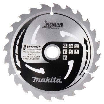 Kuva Saeketas Makita 165x20x1,50mm T24 (Komposiit) andmed Saeketas Makita 165x20x1,50mm T24 (Komposiit) pilt
