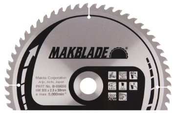 Kuva Saeketas Makita 305x30x2,3mm T60 (Puit) B-09036 andmed Saeketas Makita 305x30x2,3mm T60 (Puit) B-09036 pilt