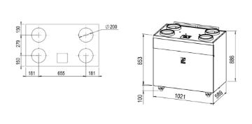 Kuva Ventilatsiooniseade Airobot V8 andmed Ventilatsiooniseade Airobot V8 pilt