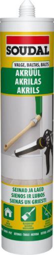 Akrüülhermeetik Soudal 280ml pilt
