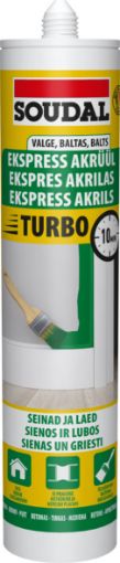 Akrüülhermeetik Soudal Ekspress 280ml ülevärvitav pilt