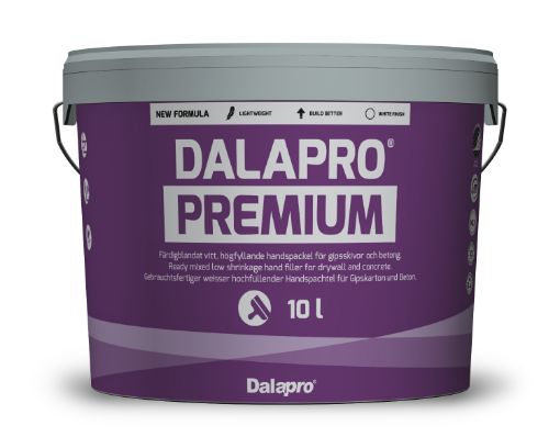 Viimistluspahtel Dalapro Premium valge 10l pilt