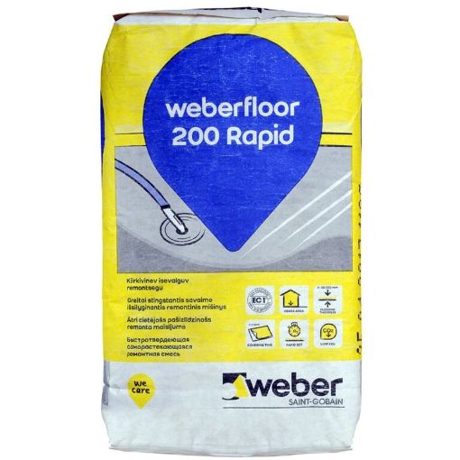 Põrandasegu Weber 200 Rapid 20kg pilt