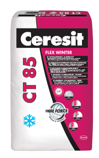 Armeer- ja liimsegu Ceresit CT85 25kg EPS talvine pilt