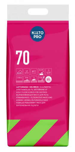 Põrandasegu Kiilto 70 20kg pilt