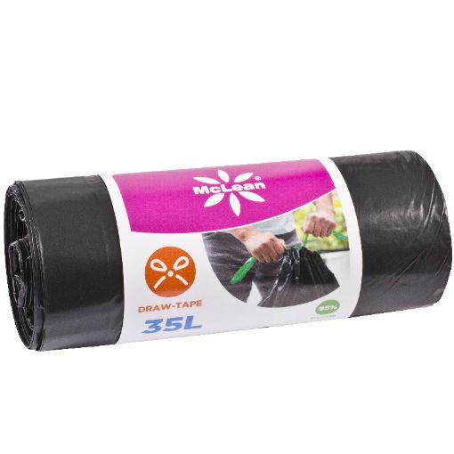 Prügikott nööritav 35l 15tk/rl pilt