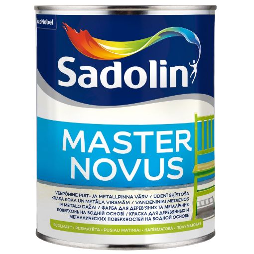 Universaalvärv Sadolin Master Novus 15 valge BW 1l pilt