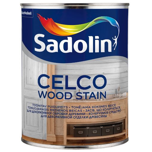 Puidupeits Sadolin Celco Wood Stain värvitu BC 1l pilt
