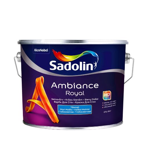 Seinavärv Sadolin Ambiance Royal värvitu BC 2,33l pilt
