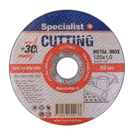 Metallilõikeketas Irwin Specialist 125x1x22 pilt