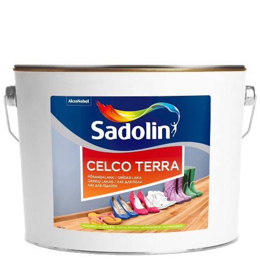 Põrandalakk Sadolin Celco Terra poolmatt 10l pilt