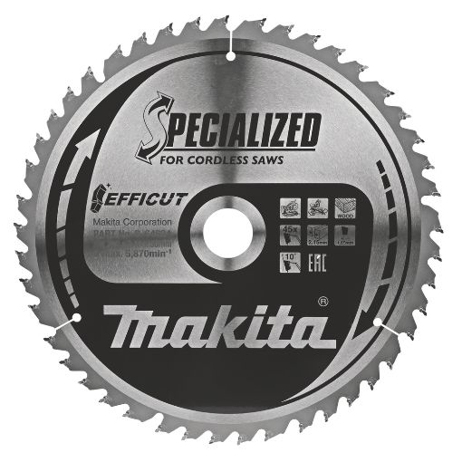 Saeketas Makita 260x30x2,15mm T45 (Puit) B-64624 pilt