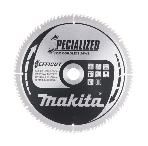 Saeketas Makita 305x30x2,15mm T100 (Puit) B-67278 pilt