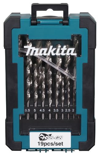 Metallipuuride komplekt Makita 19 osa HSS-GS pilt