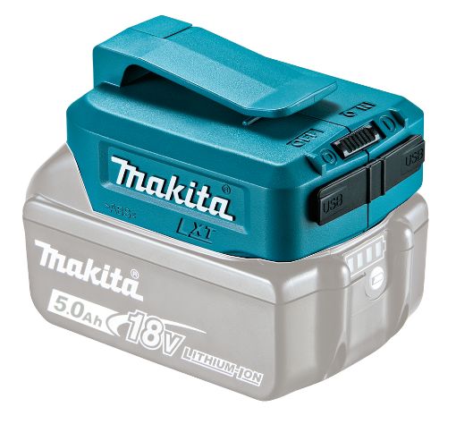 Adapter Makita 18V aku 2xUSB pilt