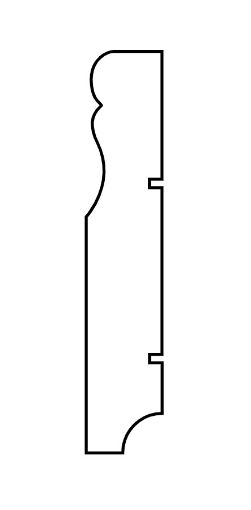 Puitliist põrand 18x95 pr.18 RAL9010 pilt