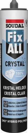 Liimhermeetik Soudal Fix All Crystal BS 290ml pilt