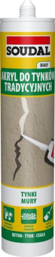 Fassaadiakrüül Soudal 300ml valge pilt