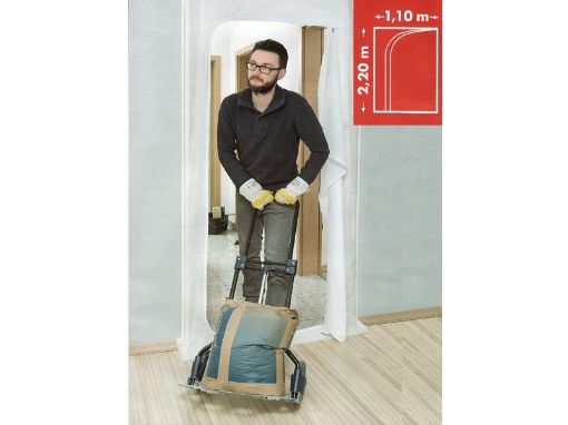 Uksekate Color Expert tõmblukuga fliis 220x120cm pilt