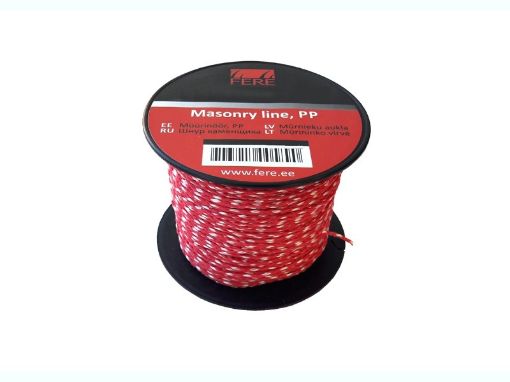 Müürinöör punane-valge ø2mm 50m pilt