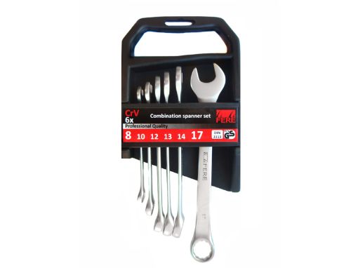 Lehtsilmusvõtmete komplekt kroom-vanaadium 8-17mm 6tk pilt