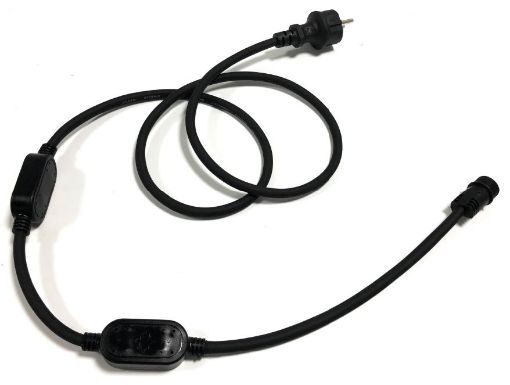 Pistik Tamoline koos 1.5m juhtmega LED ribale 1200W pilt