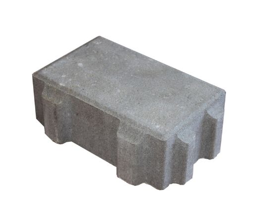 Tänavakivi Ikodor murukivi 80 240x160X80mm hall pilt