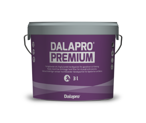 Viimistluspahtel Dalapro Premium valge 3l pilt