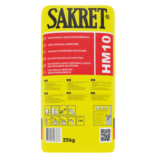 Krohvisegu fiibrita Sakret Hm-10 25kg pilt