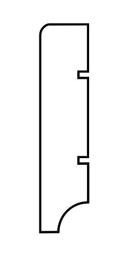 Puitliist põrand 15x65 pr.9 RAL9010 pilt