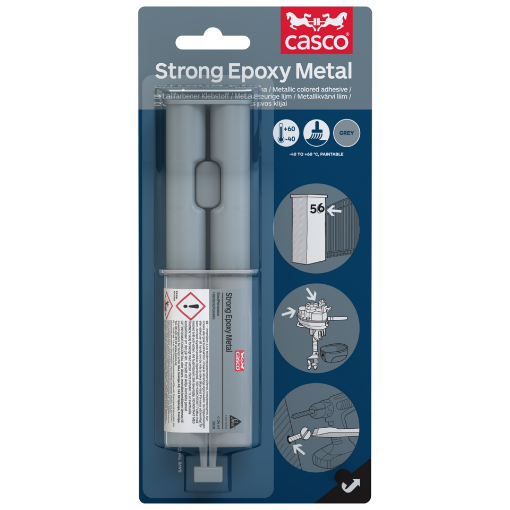 Epoksüüdliim Casco Strong Metal 24ml pilt