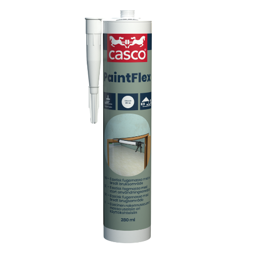 Akrüülhermeetik Casco PaintFlex White 280ml pilt