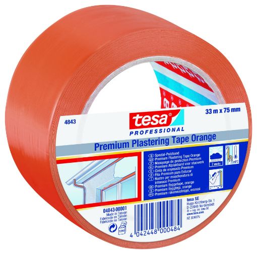 Üldehitusteip Tesa 75mmx33m oranž pilt