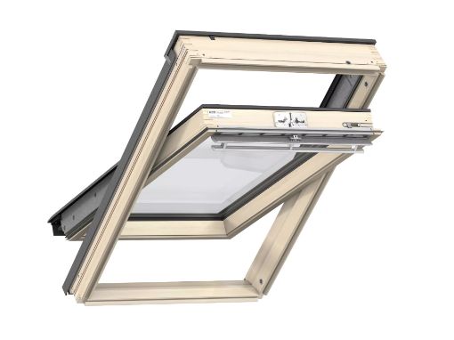 Katuseaken Velux GLL MK06 1061 78x118cm ülevalt avatav pilt