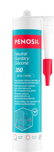 Silikoon Penosil neutraalne Sanitar 350C valge 280ml pilt
