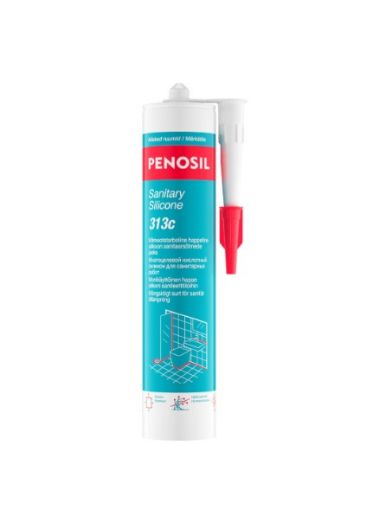 Sanitaarsilikoon Penosil Sanitary Silicone 313C valge 300ml pilt