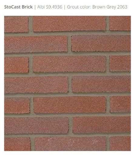 Lamelltellis StoCast Brick pilt