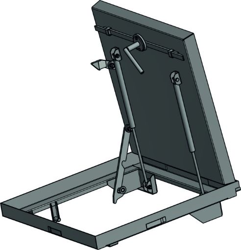 Hooldusluuk põrandaluuk 75x650x1200 pilt