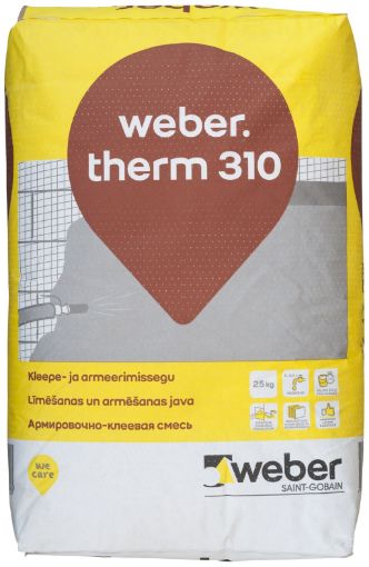 Armeer- ja liimsegu Weber.therm 310 25kg pilt