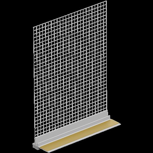 Aknaliiteprofiil Ejot PVC võrguga 108 9x2400mm pilt