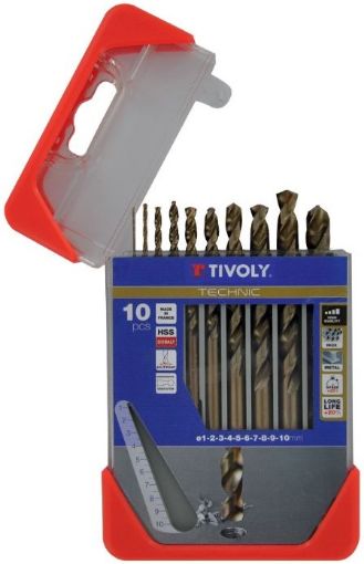 Metallipuuride komplekt HSCOB Clipster Pro 10 osa ø2-8mm pilt