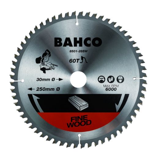 Saeketas Bahco 260x30mm 40H 0°, puidule pilt