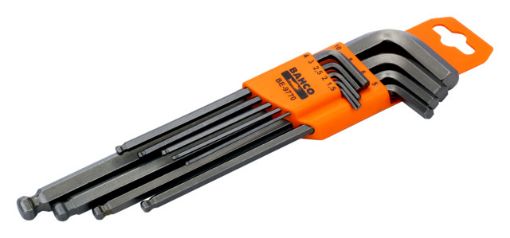 Võtmete komplekt kuuskant L-1,5-10mm 9 osa pilt