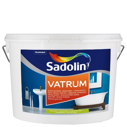 Seinavärv Sadolin Vatrum valge BW 10l pilt