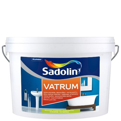Seinavärv Sadolin Vatrum valge BW 5l pilt