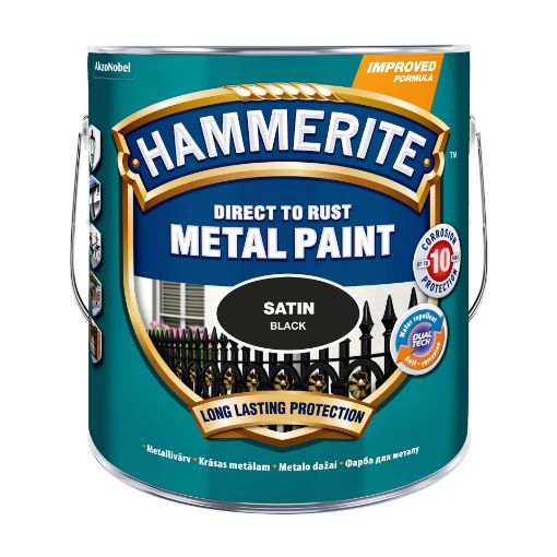 Metallivärv Hammerite satin black 5l pilt