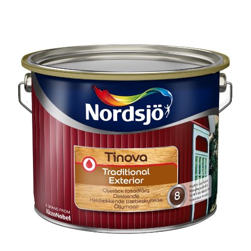 Puitfassaadivärv Nordsjö Tinova Trad Exterior värvitu BC9,4l pilt