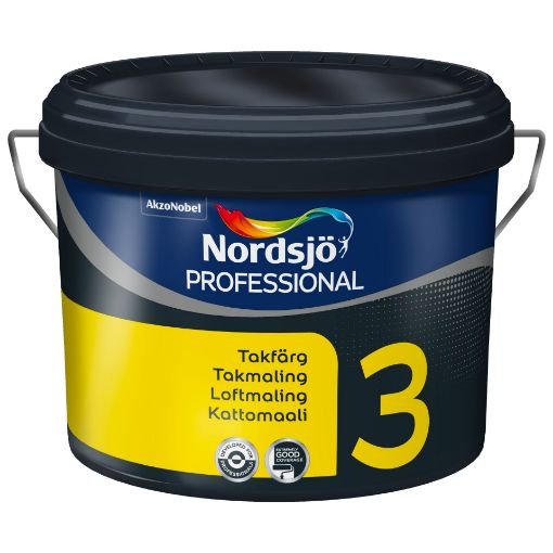 Laevärv Nordsjö Professional 3 must 10l pilt